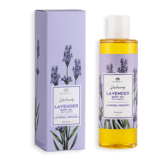 Magrada Lavender Body Oil With Vitamin E 200ml