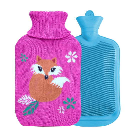 Medrull Knitted Acrylic Cover for Hot Water Bottle Fox 2l