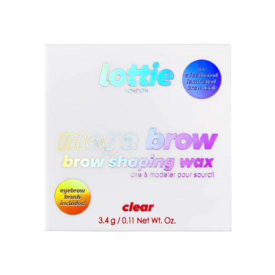 Lottie London MegaBrow Brow Wax & Brush Set 