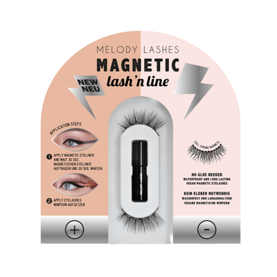 Melody Lashes Magnetic Lash n´Line Stay Mag kunstripsmed