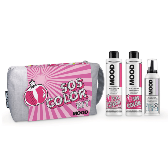 MOOD kinkekomplekt SOS Color Protect Shampoo+Conditioner+Mousse