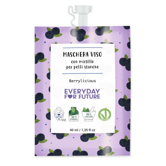 Everyday For Future Face Mask With Blueberries For Tired Skin 40ml