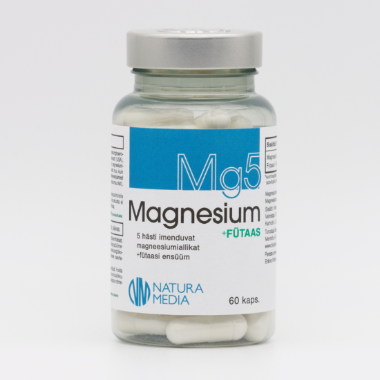 Natura Media Magnesium 5+Phytase 60 kpl