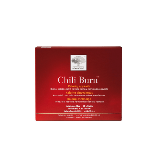 New Nordic Chilli Burn kalorite ainevahetusele tabletid 60tk