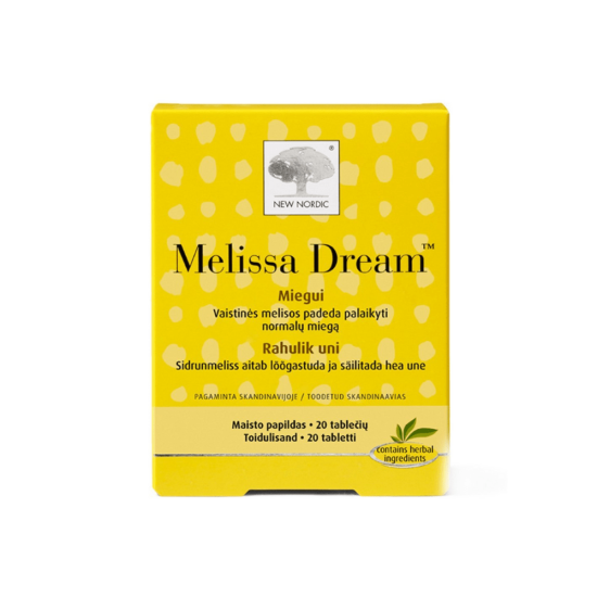 New Nordic Melissa Dream Tablets N20