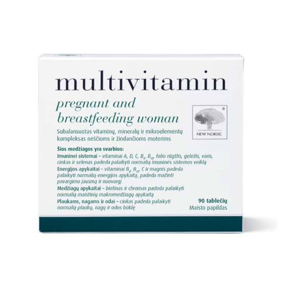 New Nordic Multivitamin™ rasedatele ja imetavatele naistele 90tk 