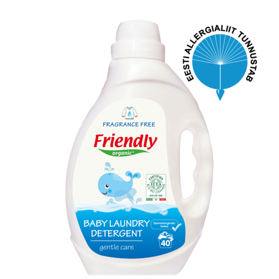 Friendly Organic Baby Laundry Detergent (Perf. Free) 40 Washes 2000ml