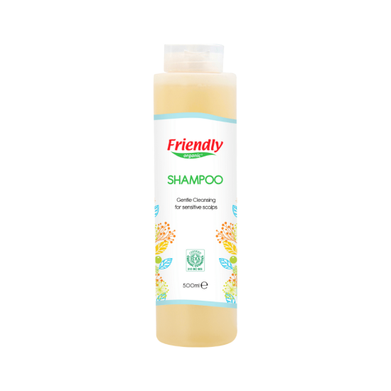 Friendly Organic Shampoo For Sensitive Scalp 500ml