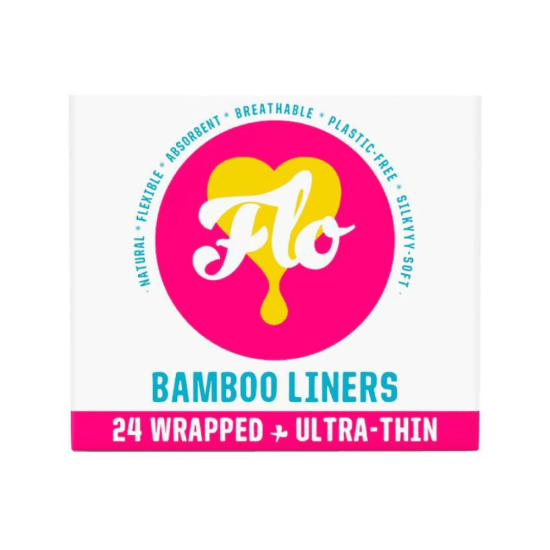 FLO Bamboo Liner Pack 24 Liners, Wrapped