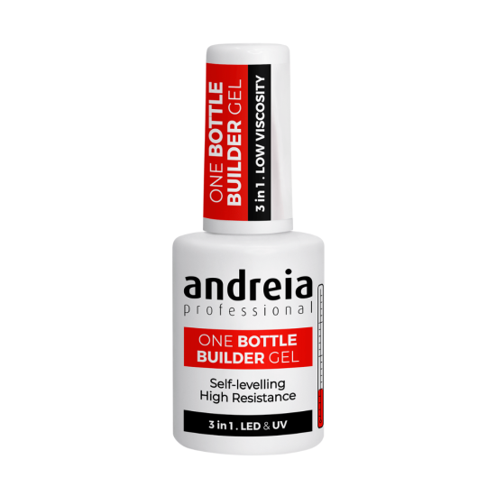 Andreia One Bottle Builder Gel Low Viscosity Soft White ehitusgeel 14ml
