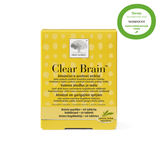 New Nordic Clear Brain 60 Tablets