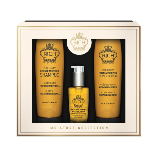 Rich Moisture Collection Shampoo 250ml + Conditioner 200ml+ Oil 70 ml 2022