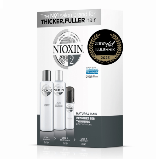 Nioxin Sys2 3-Step System (Shampoo+Conditioner+Treatment)