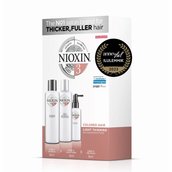 Nioxin Sys3 3-Step System (Shampoo+Conditioner+Treatment)