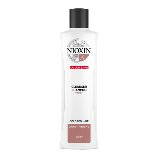 Nioxin Sys3 Cleanser Shampoo puhastav šampoon värvitud juustele 300ml