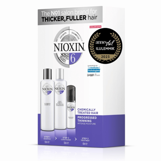 Nioxin Sys6 3-Step System (Shampoo+Conditioner+Treatment)