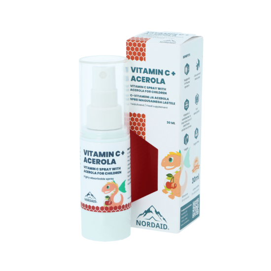 NordAid C+Acerola Vitamin Spray 50mcg 30ml