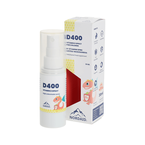 NordAid Liposomal Kids Vitamin D400 Spray 30ml