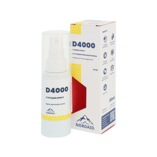 NordAid Liposomal Vitamin D4000 Spray 30ml