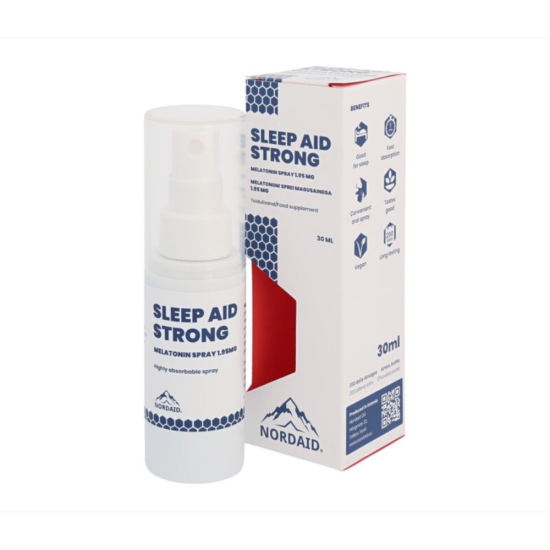 NordAid Sleep Aid Strong Melatonin Spray 30ml