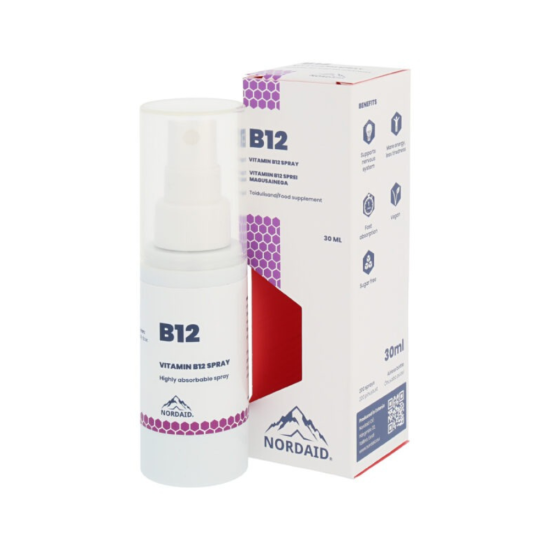 NordAid Vitamin B12 Spray B-complex spray 30ml
