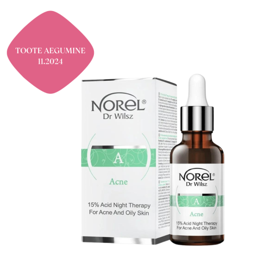 Norel Dr Wilsz Acne 15% Acid Night Therapy For Acne & Oily Skin 30ml (11.2024)