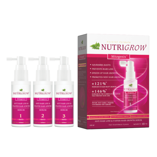 Bio Balance Nutrigrow Mitogenix Anti-Hair Loss Serum Set 3x60ml