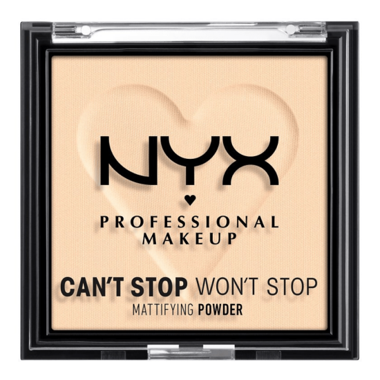 NYX Professional Makeup Can´t Stop Won´t Stop matistav kompaktpuuder 6g
