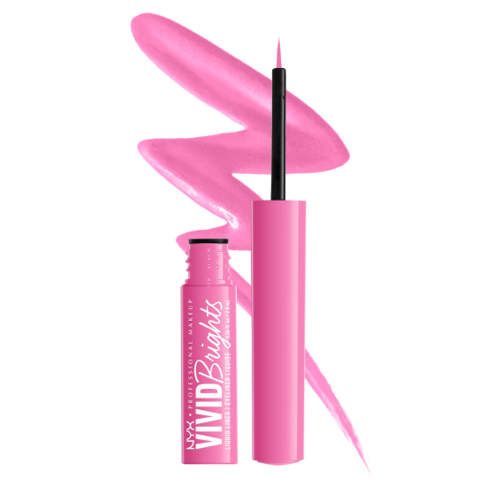 NYX Professional Makeup Vivid Brights Liquid Liner Don´t Pink Twice 2ml