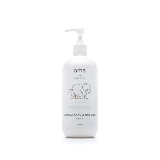 Oma Care Sensitive Kids Hair & Body Wash 250ml