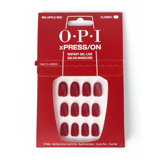 OPI xPRESS/ON Press On Nails Big Apple Red kunstküüned