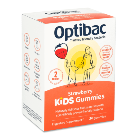 Optibac probiootikumi kummikommid lastele 30tk