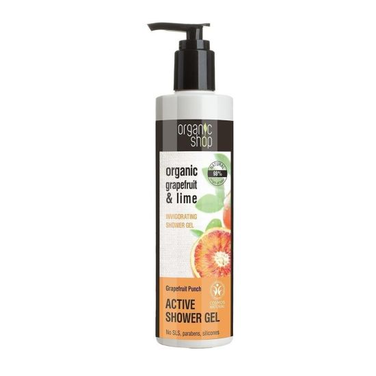 Organic Shop Active Grapefruit & Lime Shower Gel 280ml