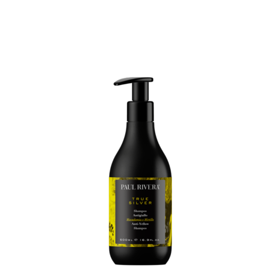 Paul Rivera True Silver Anti-Yellow Shampoo kollasust vähendav hõbedašampoon 500ml
