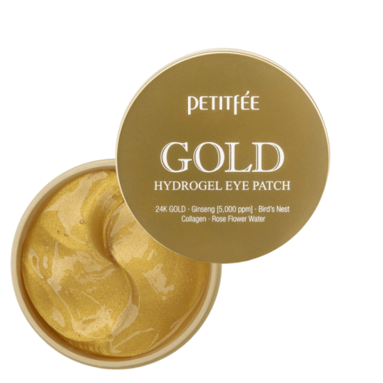 Petitfee Gold Eye Patch kullaosakestega silmapadjad 60tk