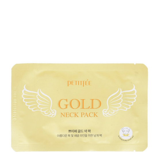 Petitfee Gold Neck Mask kullaosakestega kaelamask 1tk