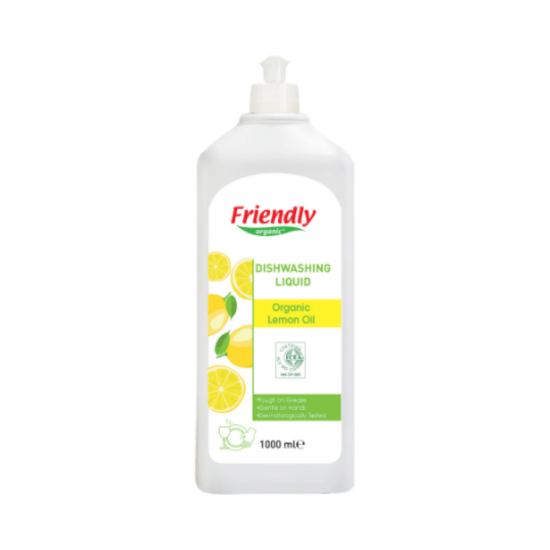 Friendly Organic Dishwashing Liquid Lemon nõudepesuvahend 1000ml