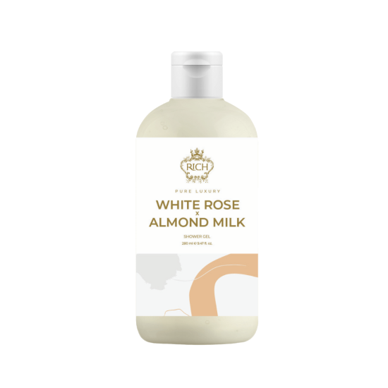 Rich Pure Luxury White Rose & Almond Milk Shower Gel 280ml