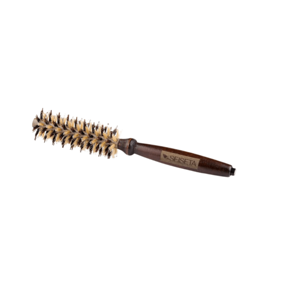 Seiseta Wooden Thermal Brush antistaatiline juuksehari 16mm
