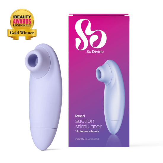 So Divine Pearl Suction Toy Purple