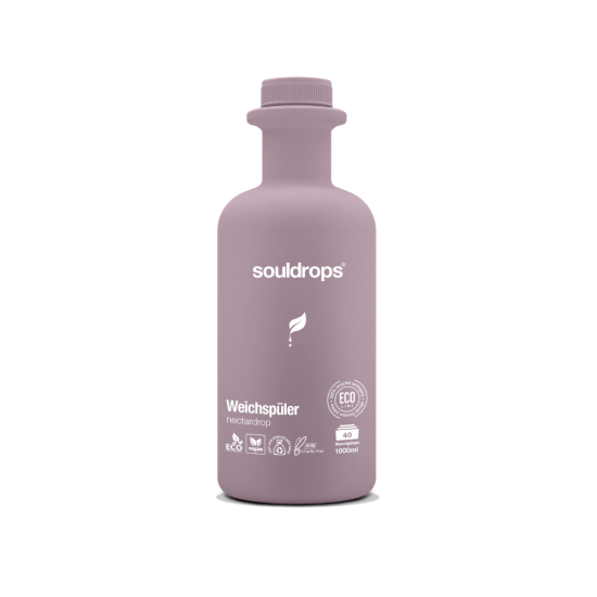 Souldrops biodegradable fabric softener with lavender scent Nectardrop 1000ml
