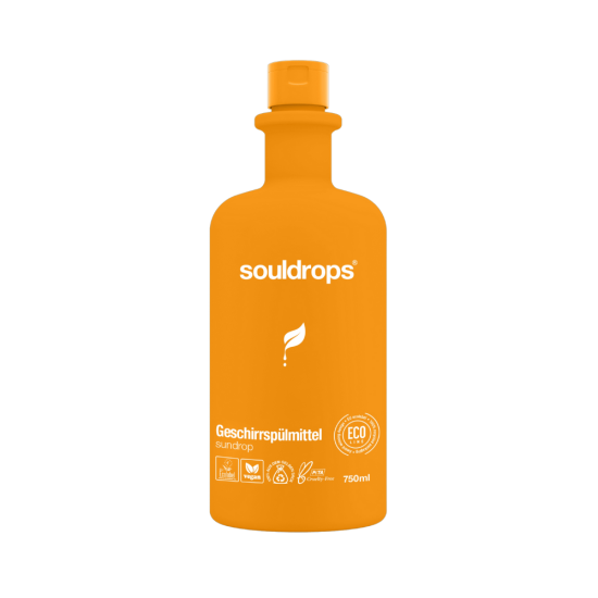 Souldrops biolagunev nõudepesuvahend tsitruse lõhnaga Sundrop 750ml