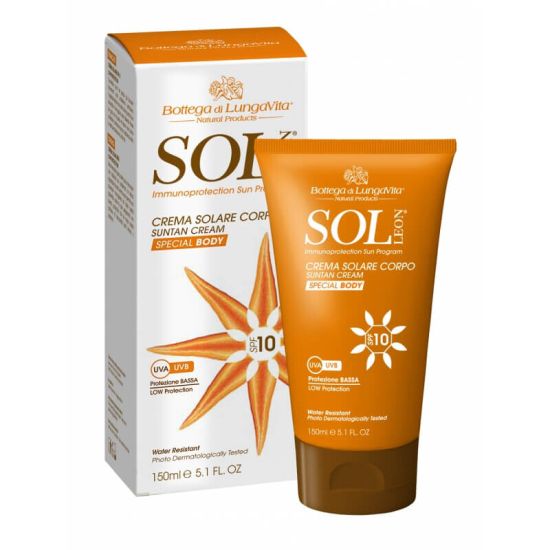 SOL Suntan Cream veekindel päikesekaitsekreem SPF 10 150ml