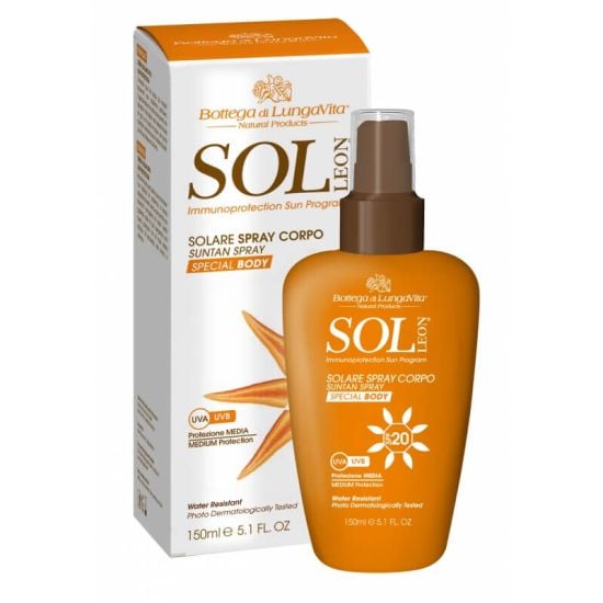 SOL Sun Protection Spray veekindel päikesekaitsesprei SPF 20 150ml
