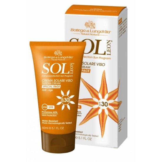 SOL Sun protection Cream for Face SPF 30 50ml