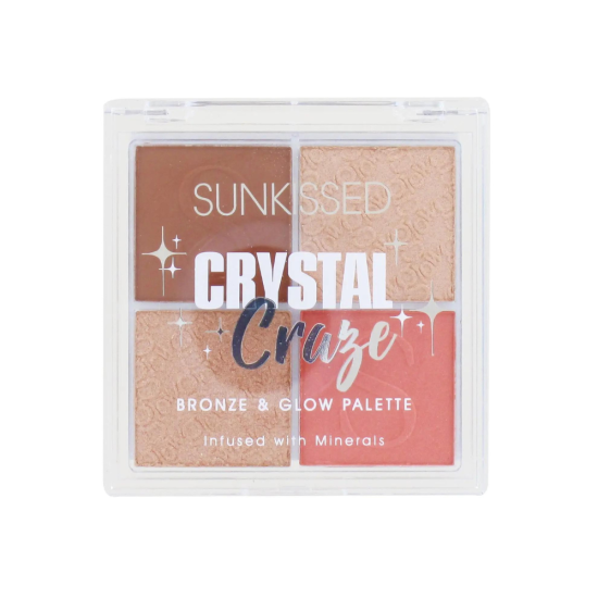 Sunkissed Crystal Craze Bronze & Glow Palette 4x3,8g