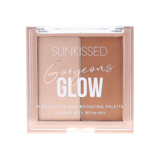 Sunkissed Gorgeous Glow Highlighter and Bronzer Palette