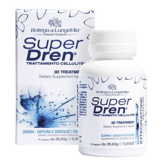 SuperDren 3D Cellulite Treatment capsules that reduce cellulite and accelerate metabolism