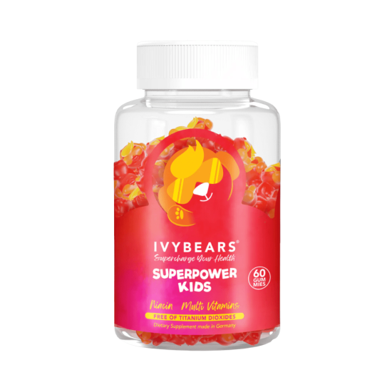 IvyBears Superpower Kids looduslikud vitamiinid lastele 60tk