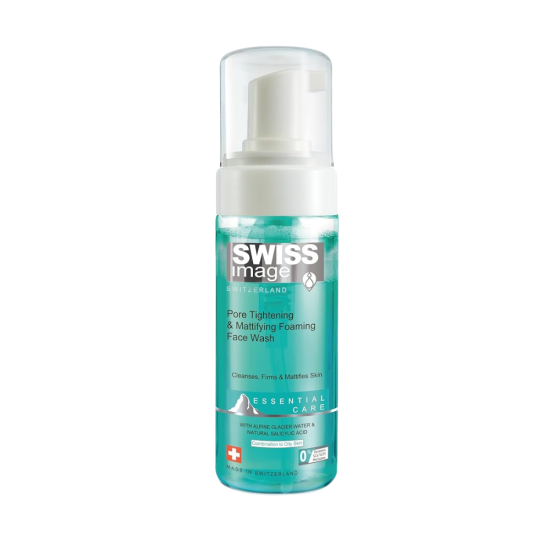 Swiss Image Essential Care Pore Tightening & Mattifying Foaming Face Wash näopesuvaht 150ml